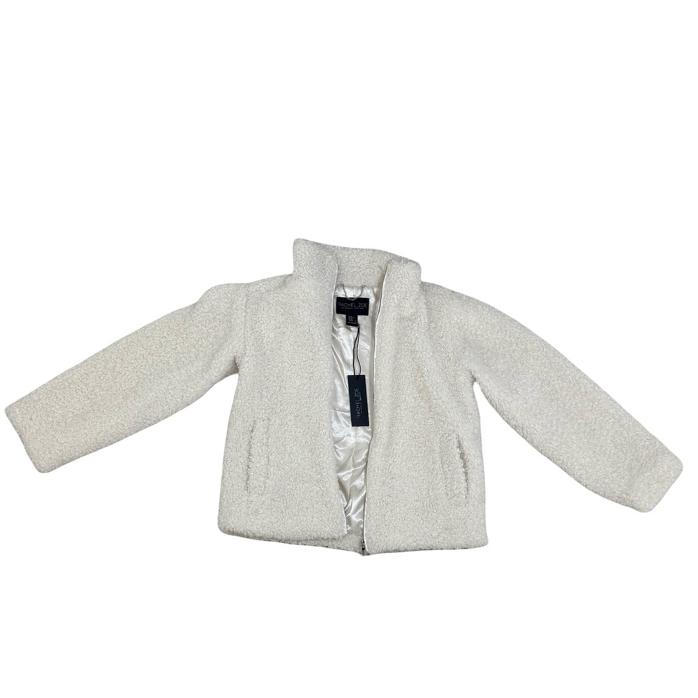 Rachel Zoe Elegant Cream Sherpa Coat